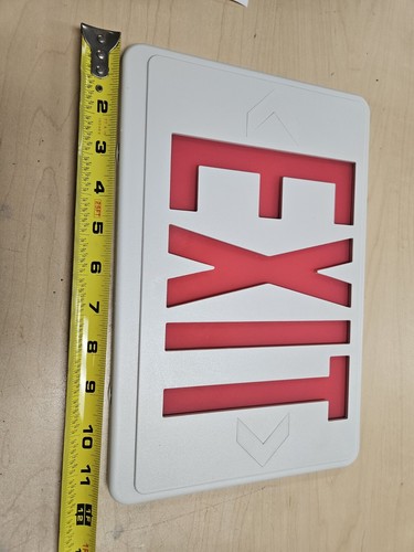 Exit Sign Face Plate Cover Red 8" x 12" plus with Green Cover As Well. New. - Picture 2 of 9