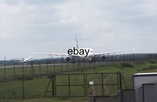 35mm Aircraft Slide - Volare (ex Kharlifa) A-330 C-FRAV @ Manchester Int..