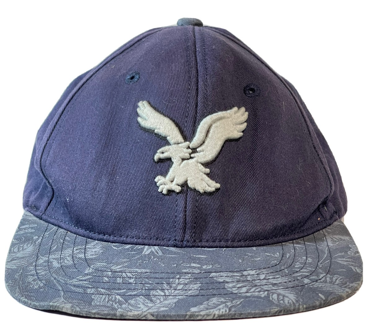 American Eagle Outfitters Blue Trucker Snapback Ball Hat Cap Baseball Hat  Men’s