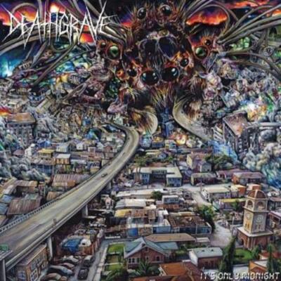 DEATHGRAVE: IT'S ONLY MIDNIGHT (CLOUDY BLUE VINYL) - LP vinyl SEALED