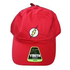 Bioworld DC The Flash Youth Hat Adjustable Snapback OSFM Size 4-16 - NWT