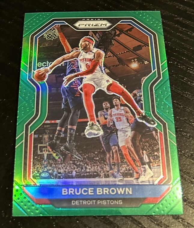 2020-21 Panini Prizm Bruce Brown Green Prizm