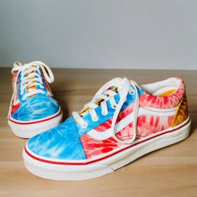 Vans Old Skool Tie Dye Multi Men’s Sneakers Size 10 s-l400.jpg main image 2