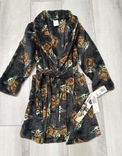 NWT Baby Yoda Grogu Robe Unisex Boy Girl Star Wars Mandalorian Sz 8