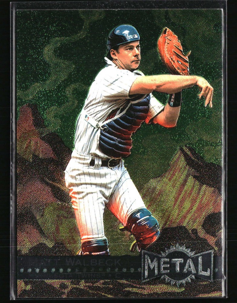 Matt Walbeck 1996 Metal Universe #83 BASEBALL Card