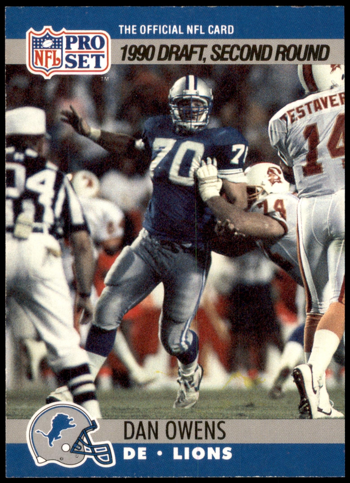Dan Owens #704 1990 Pro Set