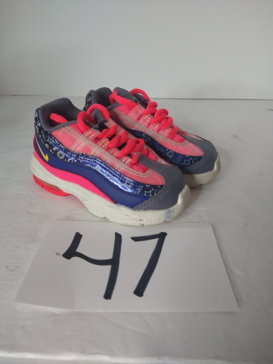 Toddler Girls Nike Air Max 95 TD Doodles Running Shoes Size 6C