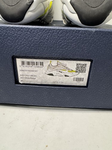 Dior B22 Yellow Brand New With Box Men’s Size 41 - Picture 8 of 10