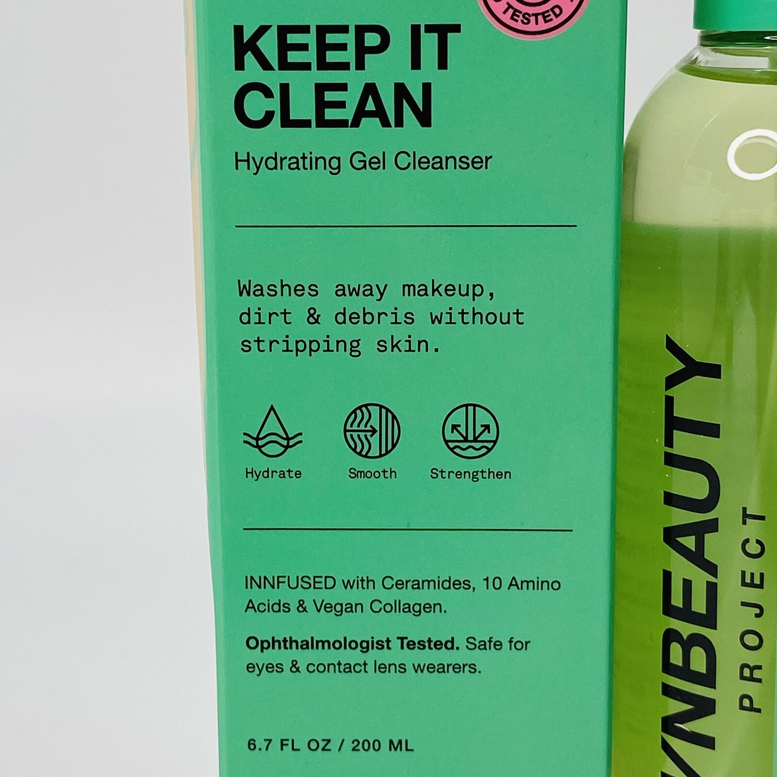 iNNBEAUTY Keep It Clean Hydrating Gel Cleanser Face Wash 6.7 Oz NEW MADE IN USA