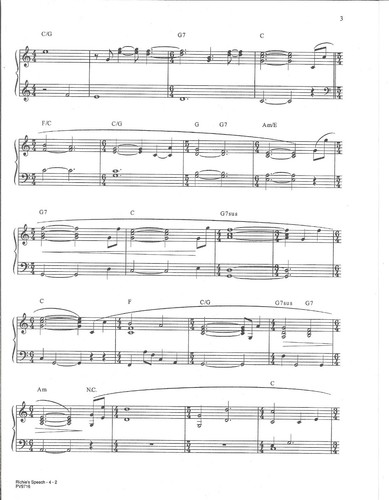 DANNY ELFMAN Piano Sheet Music RICHIE'S SPEECH from MARS ATTACKS Eye-Popping '97 - Picture 4 of 6