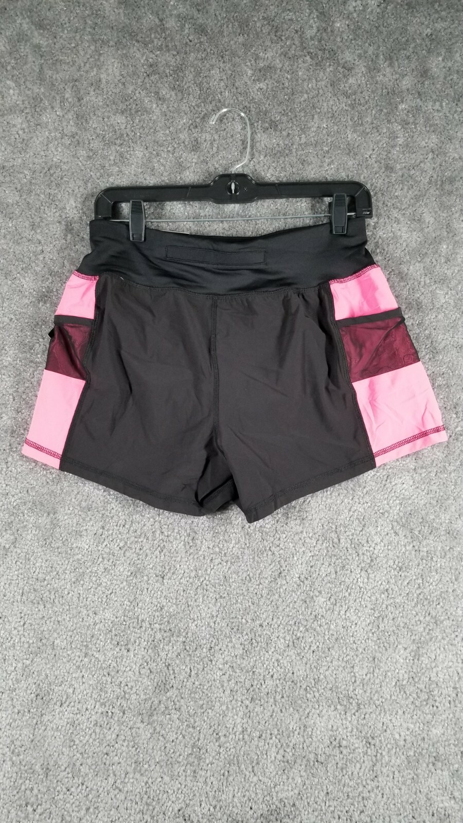 Pantaloncini Fila Donna Tg S Sport Color Block Nero Nuovi con etichette Fitness Attivo Allenamento Palestra