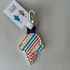 ALDI Gear  2024 Quarter Holder Keeper Keychain Ice Cream Cone