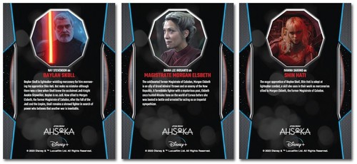 STAR WARS Ahsoka Season 1 - 3 Card Promo Set #2 - Baylan Skoll Elsbeth Shin Hati - Picture 2 of 2