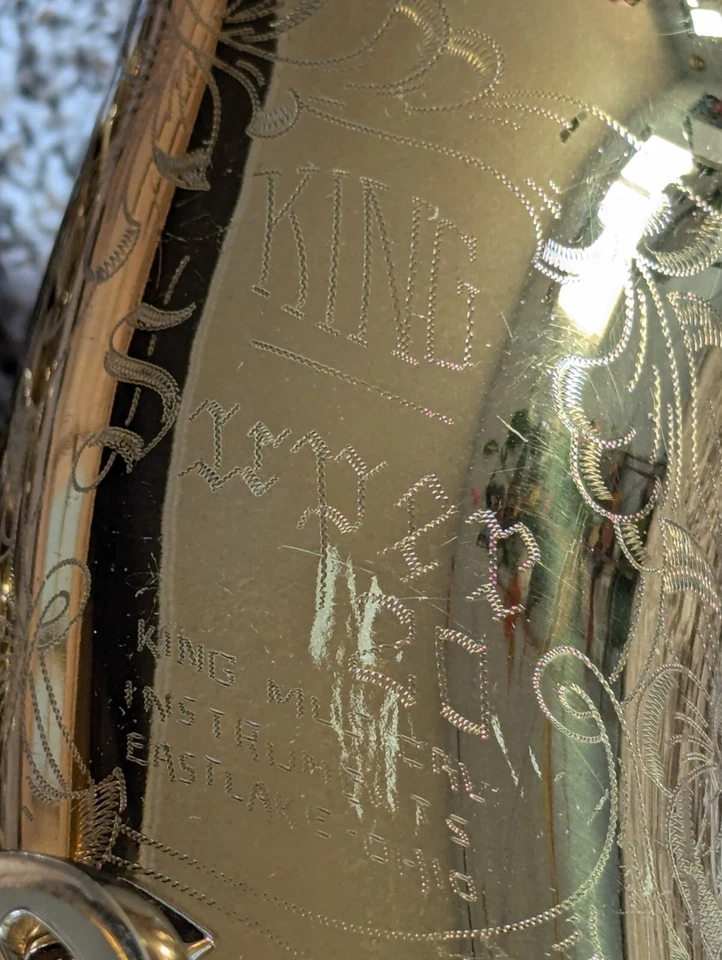 Saxofón tenor King Super 20 437225 toca laca excelente original East Lake Foto 4 de 4