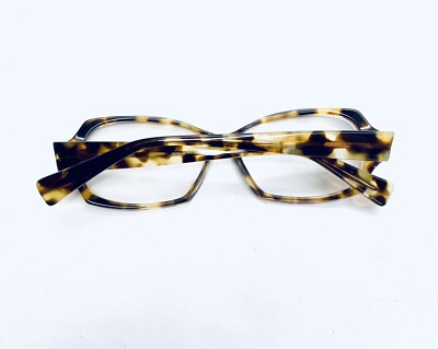 Jean Lafont Brown Amber Tortoise Rectangular Glasses France  display picture 3