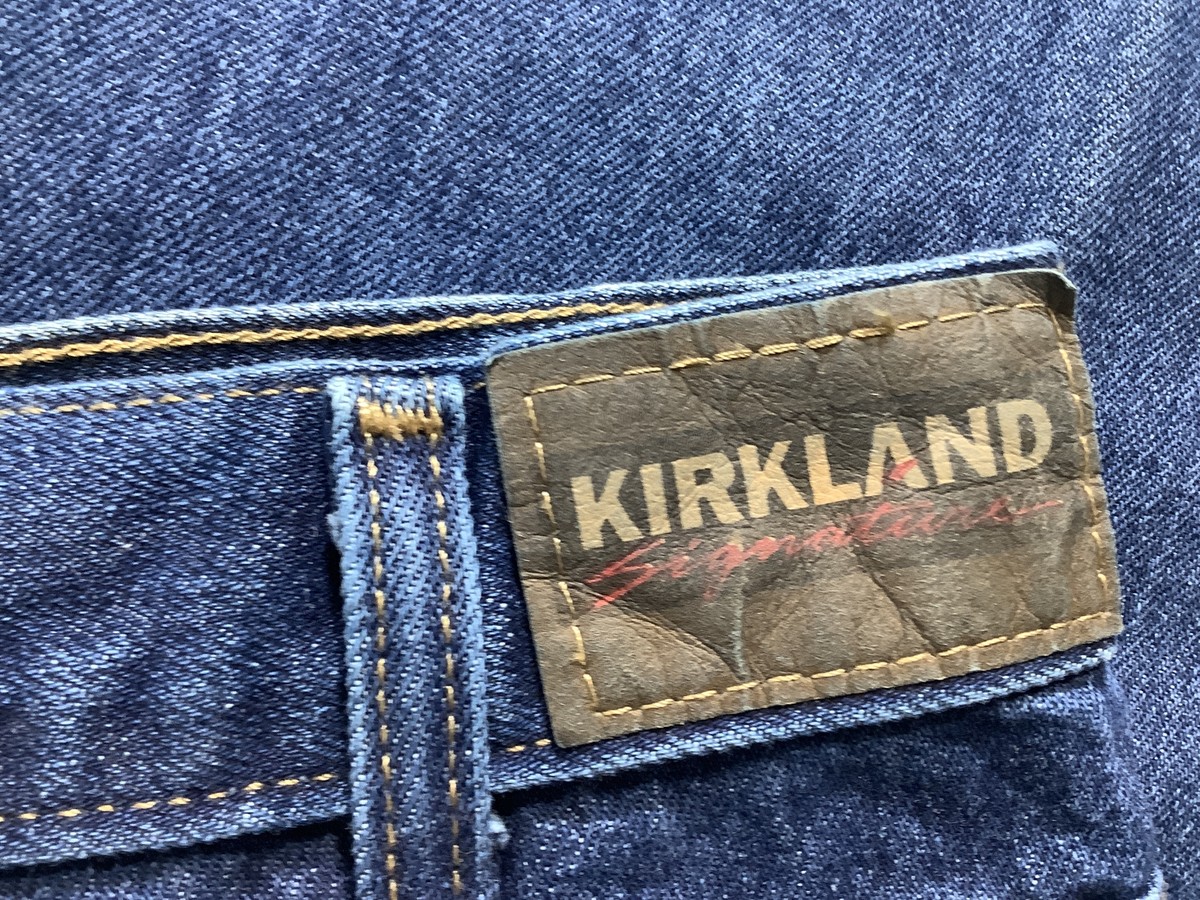 Mens Kirkland Signature Blue Jeans Size 42x32 NEW