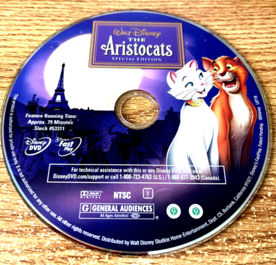 The Aristocats Walt Disney Special Edition 2008 DVD Movie | eBay