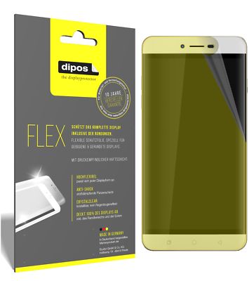 3x Schutzfolie für Coolpad Torino R108 Folie, 100% Displayabdeckung, dipos Flex