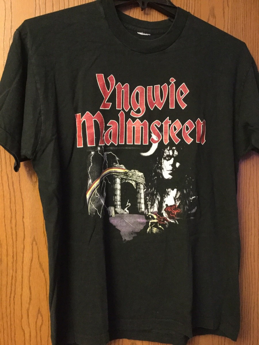 Yngwie malmsteen ツアーTシャツ Yngwie Malmsteen - “Inspiration” World Tour. Black Shirt. No