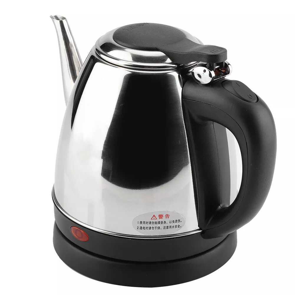 1.2L Stainless Steel Electric Kettle Fast Water Heating Boiling
