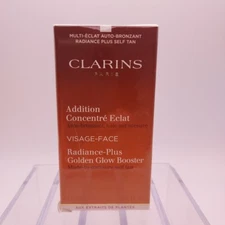 CLARINS Radiance Plus Golden Glow Booster FACE 0.5oz Sealed Box 