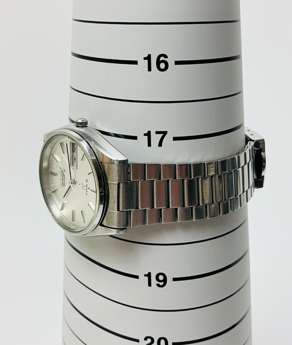 ゴロウマル♪【美品】SEIKO■メンズ 腕時計■TYPE Ⅱ■クォーツ■文 SEIKO WATCH TYPE2 TYPEII 8223-6030 QUARTZ STAINLESS STEEL DAY DATE