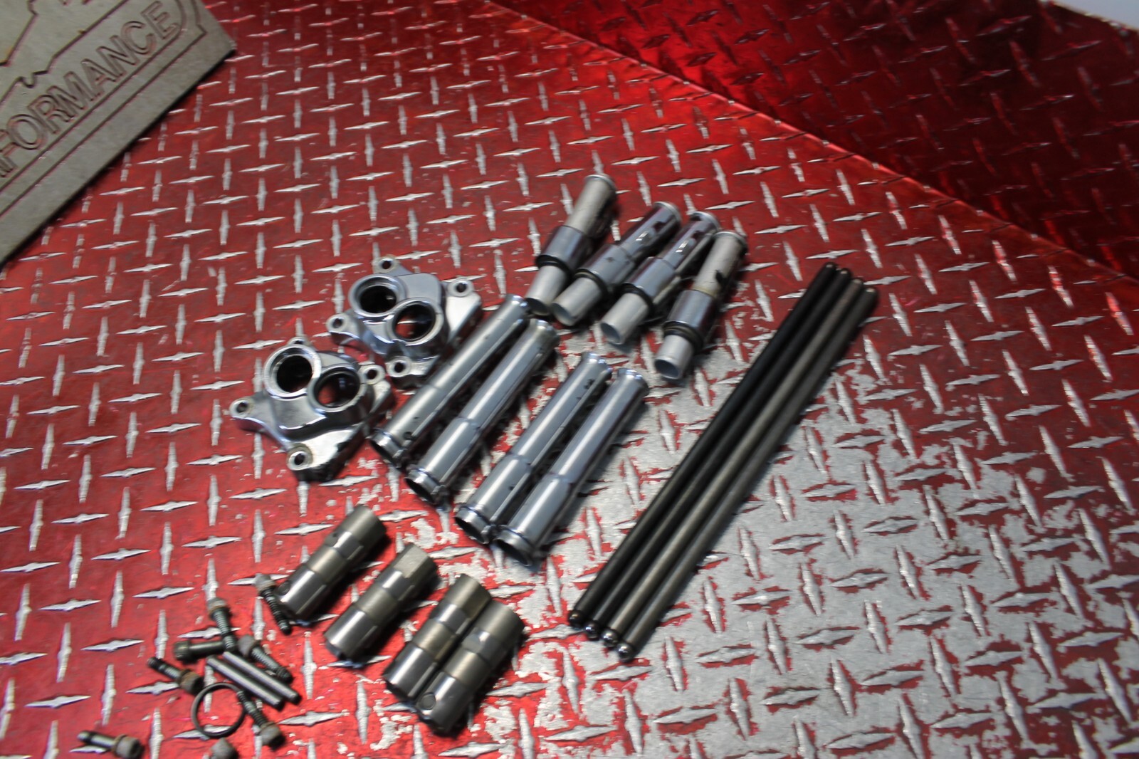 2001 2017 HARLEY DYNA WIDE GLIDE OEM PUSH RODS TUBES & LIFTERS DWG11