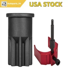 Injector Height Adjustment Gauge Tool 9U-7227 & Engine Barring Socket J-38587-A 