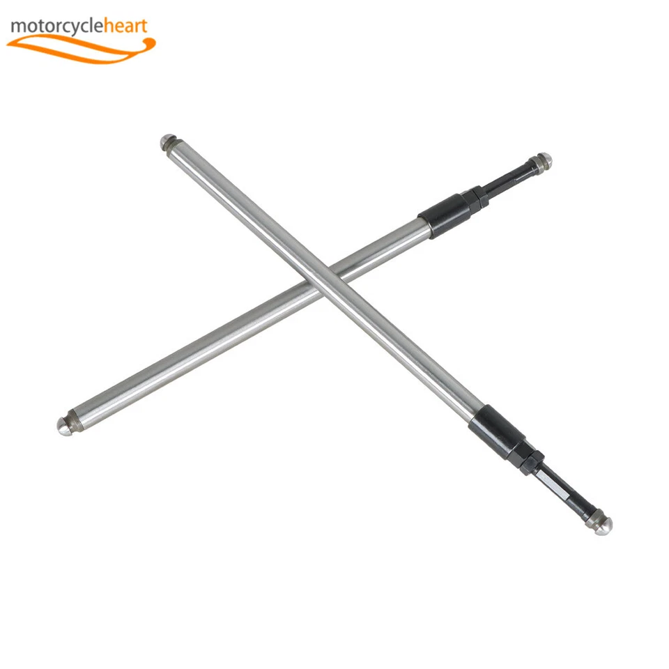 NEW Adjustable Pushrods Kit Set For Evo Evolution Big Twin Dyna FXST 1984-1999 - Image 4 of 4