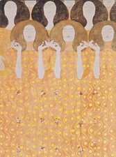 11485.Decor Poster.Room Wall.Home art design.Gustav Klimt painting Angels Choir