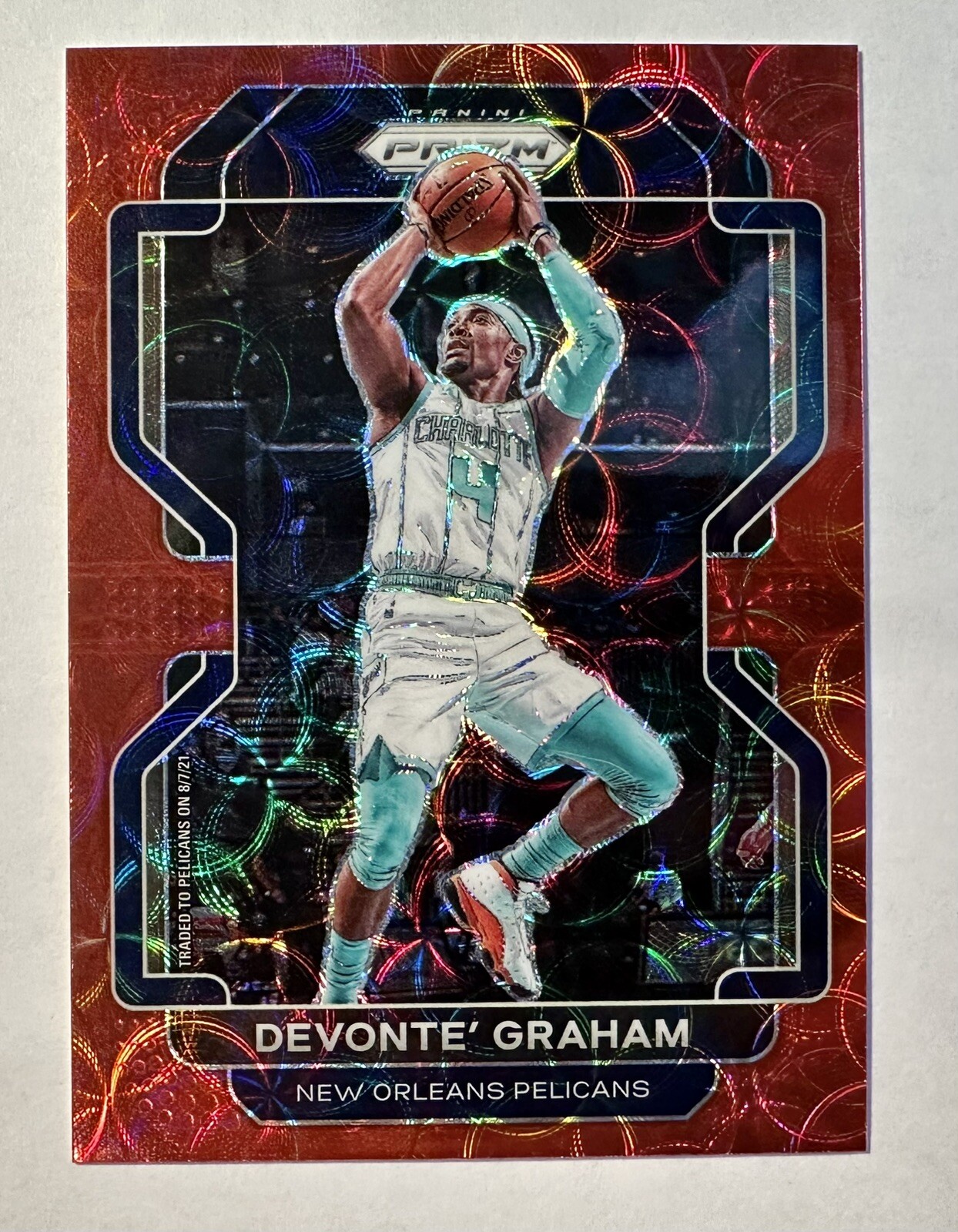 2021-22 Panini Prizm Devonte Graham  /88 Red Scope #184