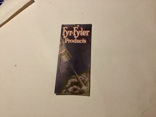 Antique Vintage Fyr Fyter Fire Extinguisher Catalog 1934