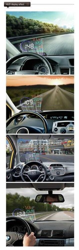 New S7 5.8" HeadUp Display OBD2 & GPS Windscreen Speedometer Sys For Fiat Ducato - Bild 6 von 8