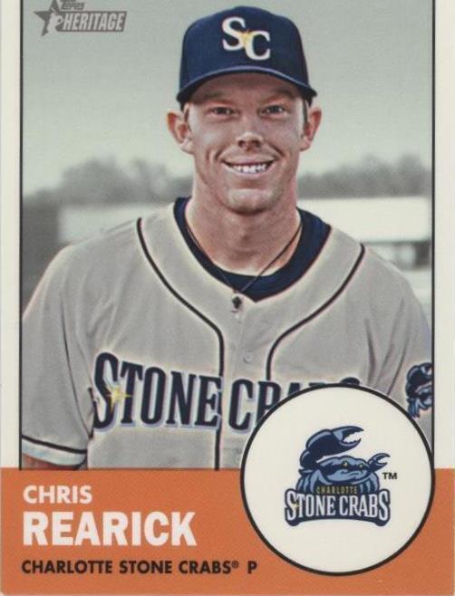 2012 Topps Heritage Minor League Edition - Chris Rearick #133 (RC) for ...