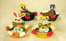 Easter Feasters National Handcraft Institute Des Moines Iowa Postcard