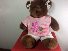 Build a Bear Workshop Brown BEAR Plush Surfside Beach Bash