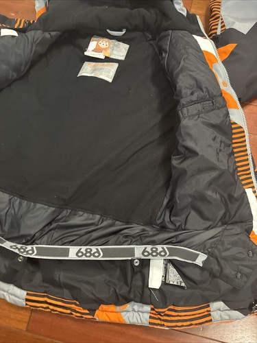 686 Jacket Youth XL Snowboarding Full Zip Hood Thermal Rating 7 Evolution. - Picture 15 of 21