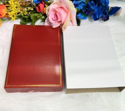 Novel Box Combo Set Ring Necklace Earring Bracelet, Jewelry Display Red Gift Box