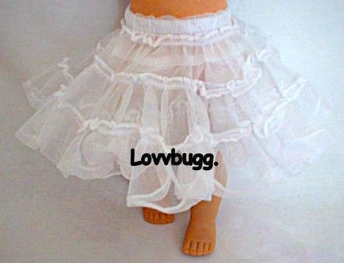 Petticoat Crinoline Slip for 18" American Girl Doll Clothes FREESHIP ADDS LovvU! - Picture 3 of 24