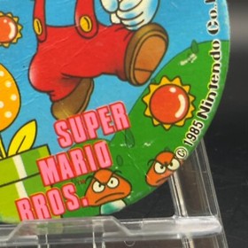 Mario mushroom Menko Super Mario Bros Famicom Card Nintendo 1985 NES Japanese