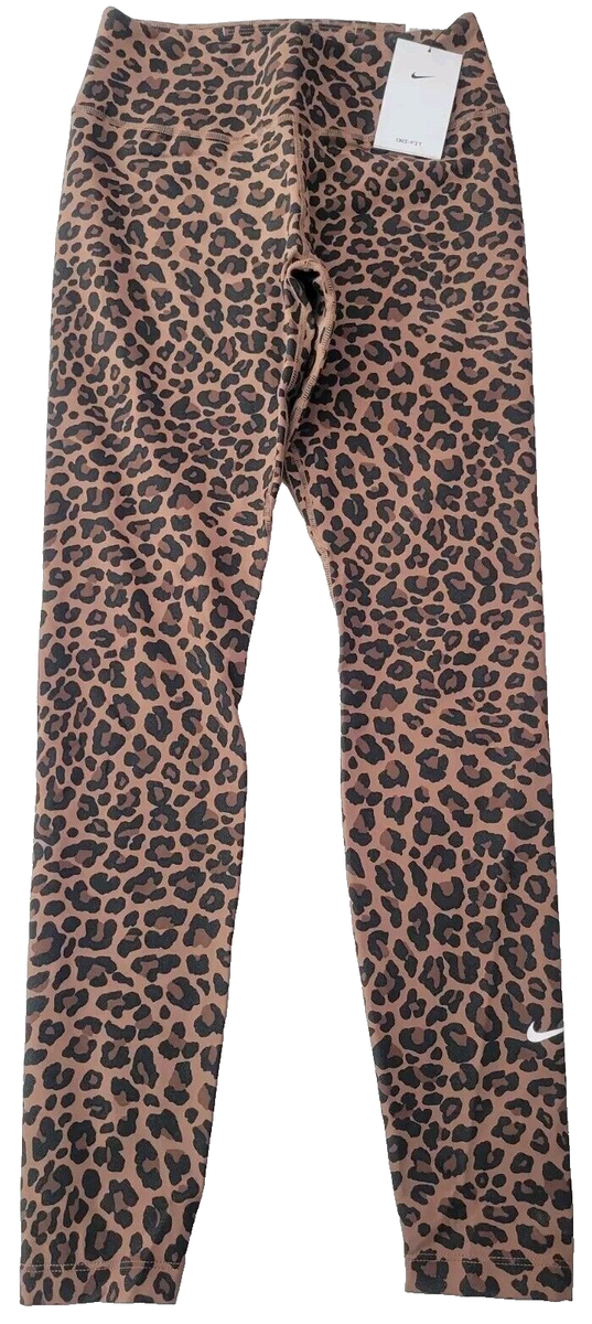 nike animal print one leggings