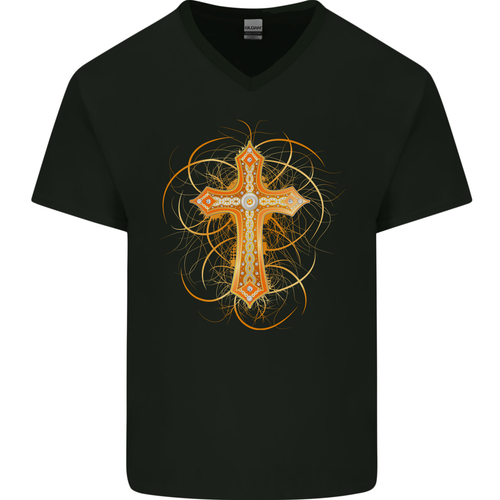 shirt à manches longues avec croix gothique pour femme