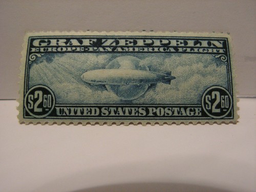 1930 US Postage Stamp #C15, Mint OG Lightly Hinged. Graf Zeppelin.