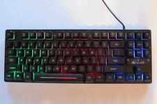Ziyou Lang Rainbow LED 87 Key Keyboard K16