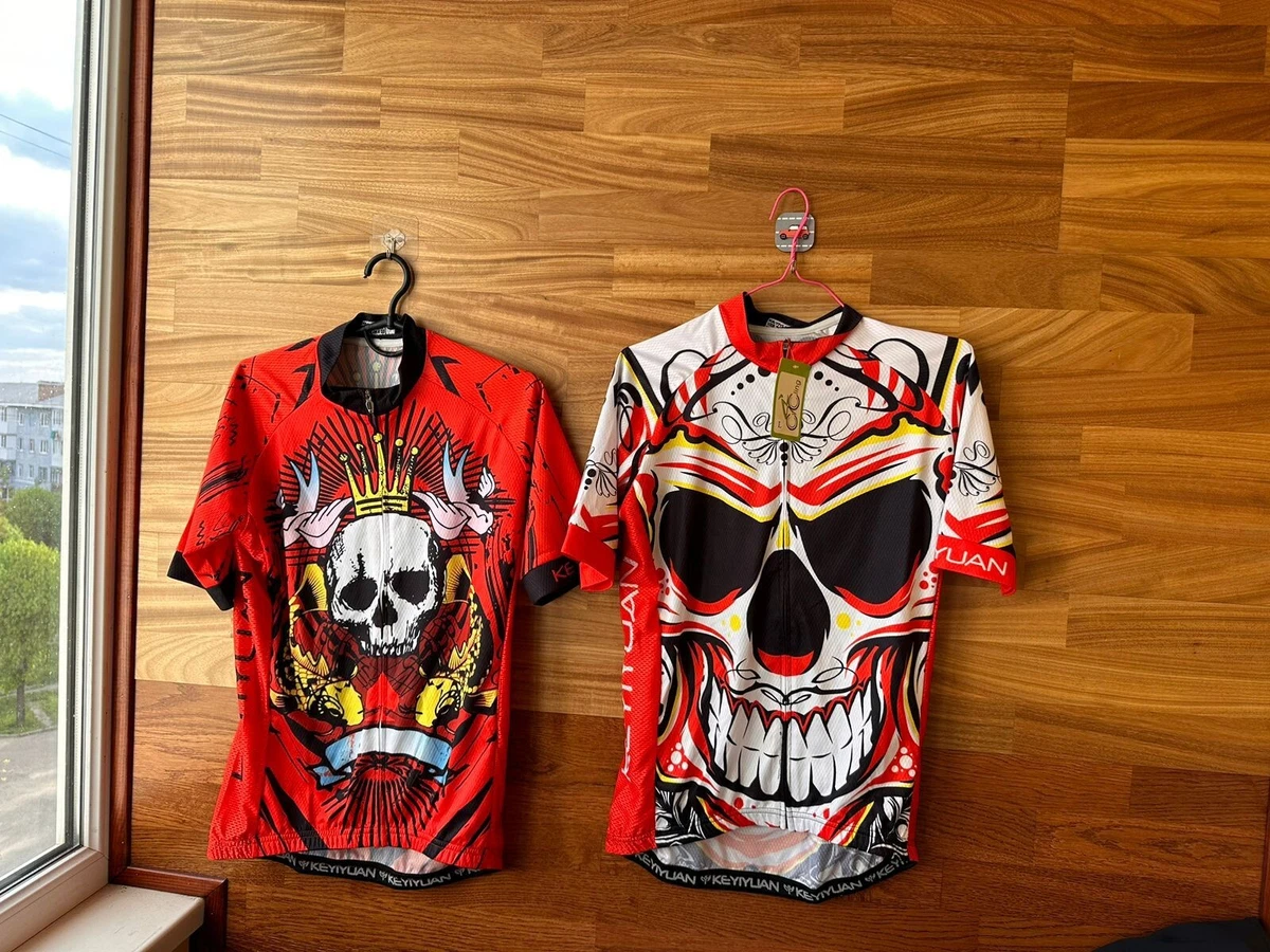 Skull cycling best sale jersey