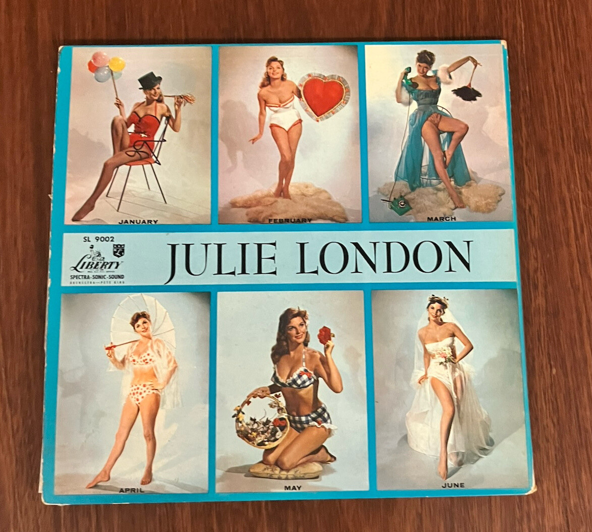 Julie London ‎Calendar Girl Vinyl LP US 1956 Mono Gatefold VG/VG+