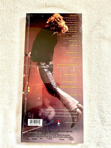 JIM MORRISON THE DOORS MOVIE OLIVER STONE SEALED LONGBOX PROMO HYPE STICKER CD - Picture 4 of 7
