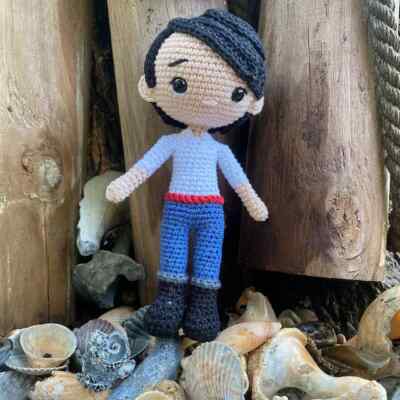 HÄKELANLEITUNG KOPIE Eric der Prinz ? unisex puppe spielzeug amigurumi 4fädig Garn 1