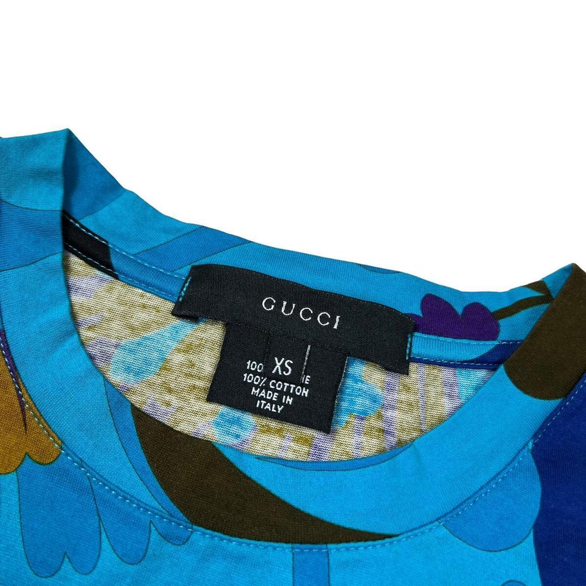 Gucci by Tom Ford S/S 1999 'Psychedelic Floral' Blue Floral Gucci by Tom Ford S/S 1999 'Psychedelic Floral' Blue Floral