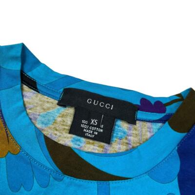 Gucci by Tom Ford S/S 1999 'Psychedelic Floral' Blue Floral